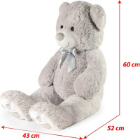 Rappa Velký plyšový medvěd Bady s visačkou 100 cm