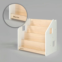 BusyKids Stojan na knihy bílý