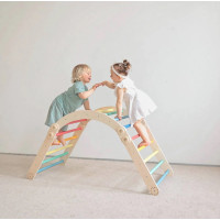 BusyKids Velká skládací lezecká sestava duhová