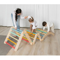 BusyKids Velká skládací lezecká sestava duhová