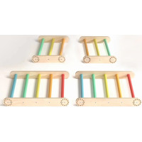 BusyKids Malá skládací lezecká sestava duhová