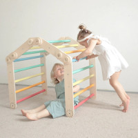 BusyKids Malá skládací lezecká sestava duhová