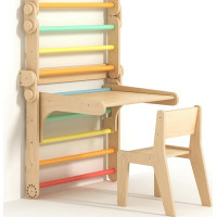 BusyKids Dřevěná odnímatelná deska pro žebřiny