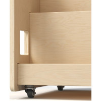 BusyKids Oboustranná knihovna na kolečkách