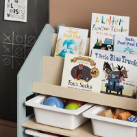 BusyKids Police na hračky a knihy modrá