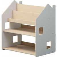 BusyKids Police na hračky a knihy bílá