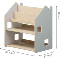 BusyKids Police na hračky a knihy bílá