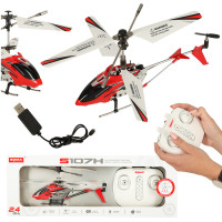 SYMA S107H RC vrtulník 2,4GHz RTF - červený