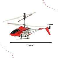 SYMA S107H RC vrtulník 2,4GHz RTF - červený