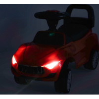 Odrážedlo se zvukem a světly - Autíčko - červené