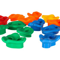 Lezecké úchyty pro děti - barevné 20 ks + šrouby