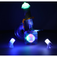 Svítící magnetická kuličková dráha - 49 prvků