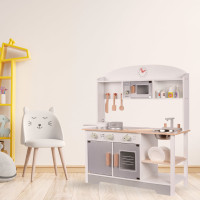 Dětská dřevěná kuchyňka MDF MODERN CLASSIC + příslušenství