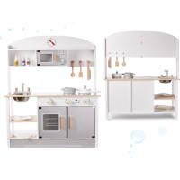Dětská dřevěná kuchyňka MDF MODERN CLASSIC + příslušenství