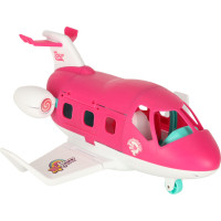 Letadlo pro panenky s letuškou - růžové
