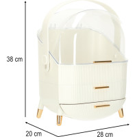 Organizér na kosmetiku - bílý