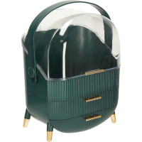 Organizér na kosmetiku - zelený