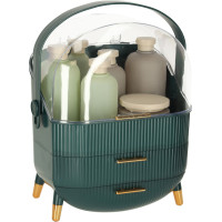 Organizér na kosmetiku - zelený