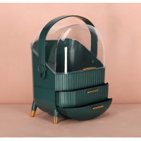 Organizér na kosmetiku - zelený