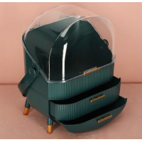 Organizér na kosmetiku - zelený