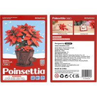 RoboTime 3D dřevěná skládačka Vánoční hvězda