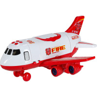 Transportní letadlo + 3 hasičské vozy