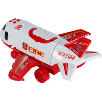 Transportní letadlo + 3 hasičské vozy