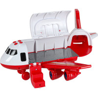 Transportní letadlo + 3 hasičské vozy