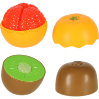 Potraviny ke krájení - zelenina, ovoce, pizza - 36 prvků