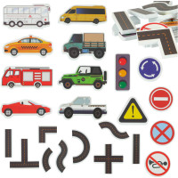 Vodolepky - dopravní prostředky, značky a silnice