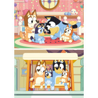 EDUCA Dřevěné puzzle Bluey 2x16 dílků