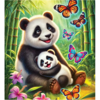 WOODEN CITY Dřevěné puzzle Pandí dobrodružství 20 dílků