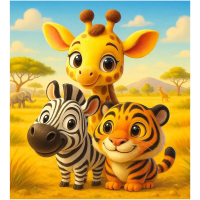 WOODEN CITY Dřevěné puzzle Přátelé 20 dílků