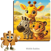 WOODEN CITY Dřevěné puzzle Přátelé 20 dílků