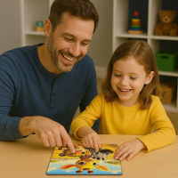 WOODEN CITY Dřevěné puzzle Přátelé 20 dílků