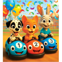 WOODEN CITY Dřevěné puzzle Šťastný závod 20 dílků