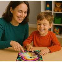 WOODEN CITY Dřevěné puzzle Kapybara 20 dílků