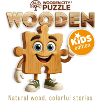 WOODEN CITY Dřevěné puzzle Kapybara 20 dílků