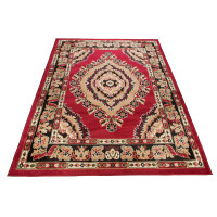 Kusový koberec ATLAS classic - béžový/červený, 160x220 cm