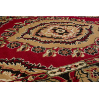 Kusový koberec ATLAS classic - béžový/červený, 160x220 cm