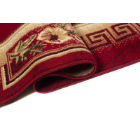 Kusový koberec ATLAS quatro - červený/béžový, 160x220 cm