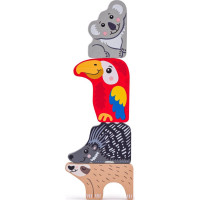 WOODY Obrysové puzzle Zvířátka 11 dílků