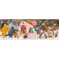 DJECO Panoramatické puzzle Park 100 dílků