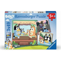 RAVENSBURGER Puzzle Bluey 3x49 dílků