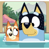 RAVENSBURGER Puzzle Bluey 3x49 dílků