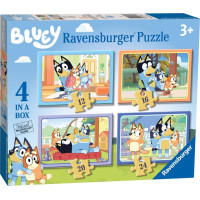 RAVENSBURGER Puzzle Bluey 4v1 (12,16,20,24 dílků)