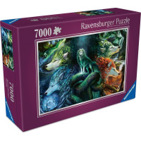 RAVENSBURGER Puzzle Mystičtí vlci 7000 dílků