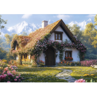 DINO Puzzle Chata v údolí 100 XL dílků