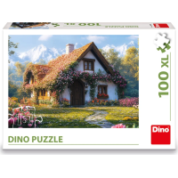 DINO Puzzle Chata v údolí 100 XL dílků