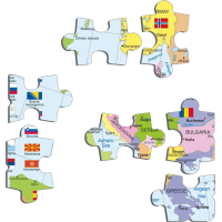 LARSEN Puzzle Evropa politická mapa 48 dílků